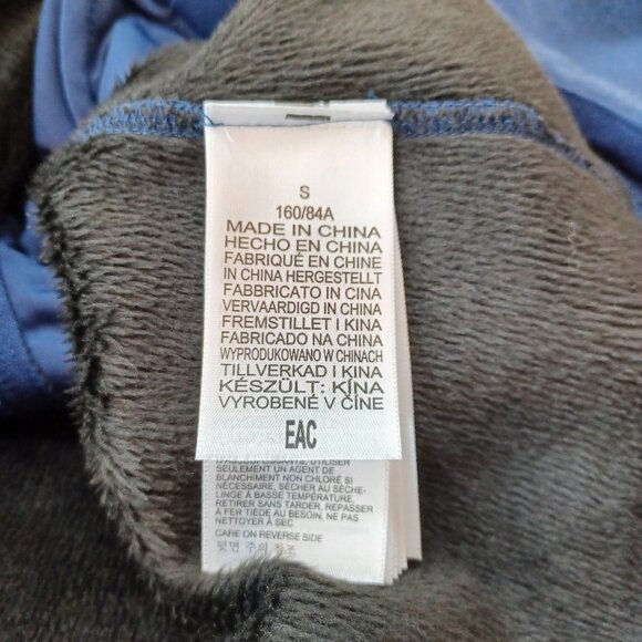 Marmot Jacket Full Zip Navy Blue Plush High Neck Womens size Small - Picture 12 of 15